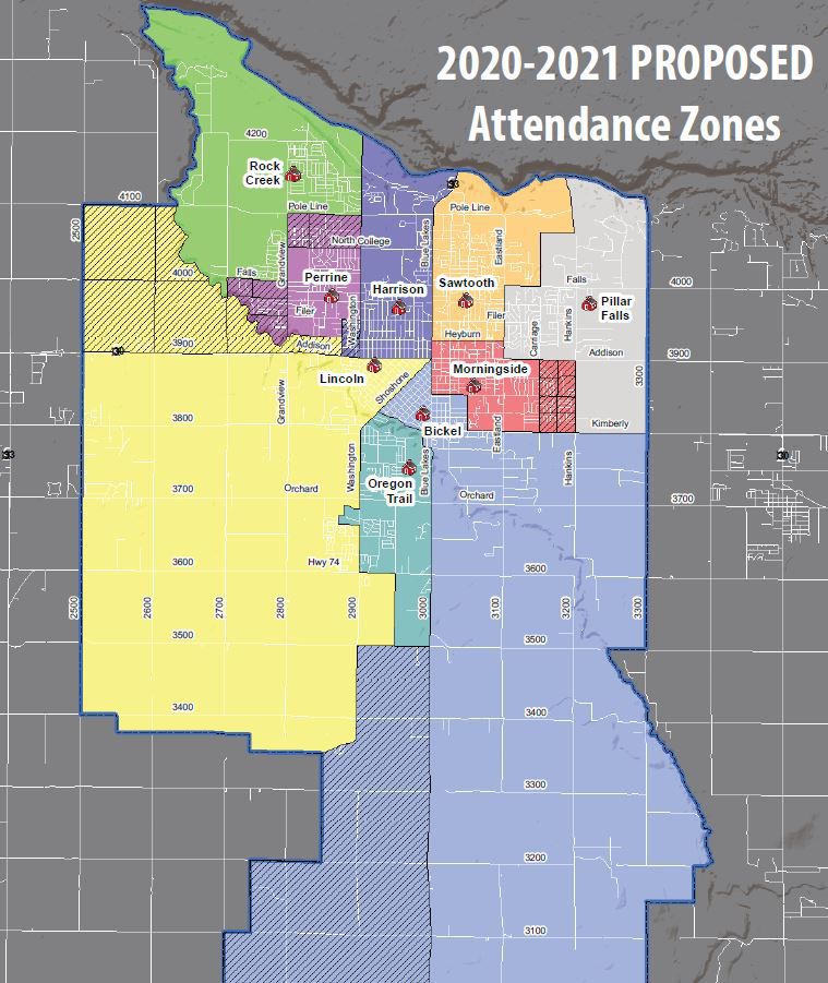 Proposed new zones